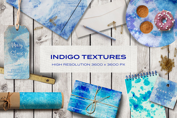 Indigo Textures in Textures - product preview 4