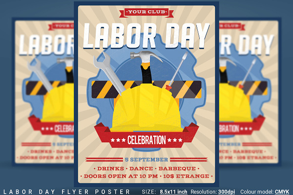 Labor Day Flyer Poster