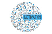 Motivation success motivate concept