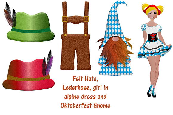 Oktoberfest Clip Art in Illustrations - product preview 4