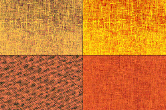 Orange Linen Canvas Texture in Textures - product preview 2