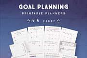 Goal Planning Printables [55 Pages]
