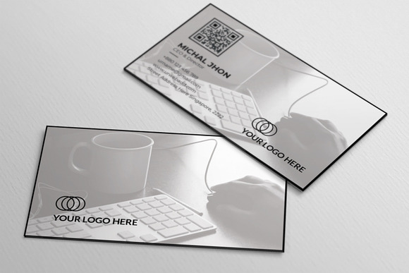 Corporate & Minimal Business Card in Business Card Templates - product preview 1