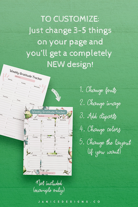 Tracker Printables InDesign Template in Templates - product preview 5