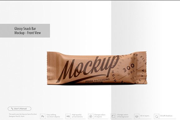 Snack Bars Box Mockup 20x80g in Product Mockups - product preview 9