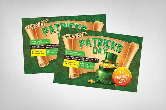 St. Patricks Day Party Flyer in Flyer Templates - product preview 1