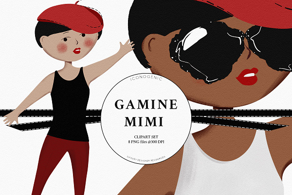 Gamine Mimi Clipart