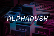 Alpharush - Retro Game Font