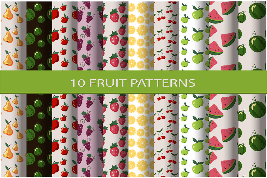 Set of seamless patterns (swatches)