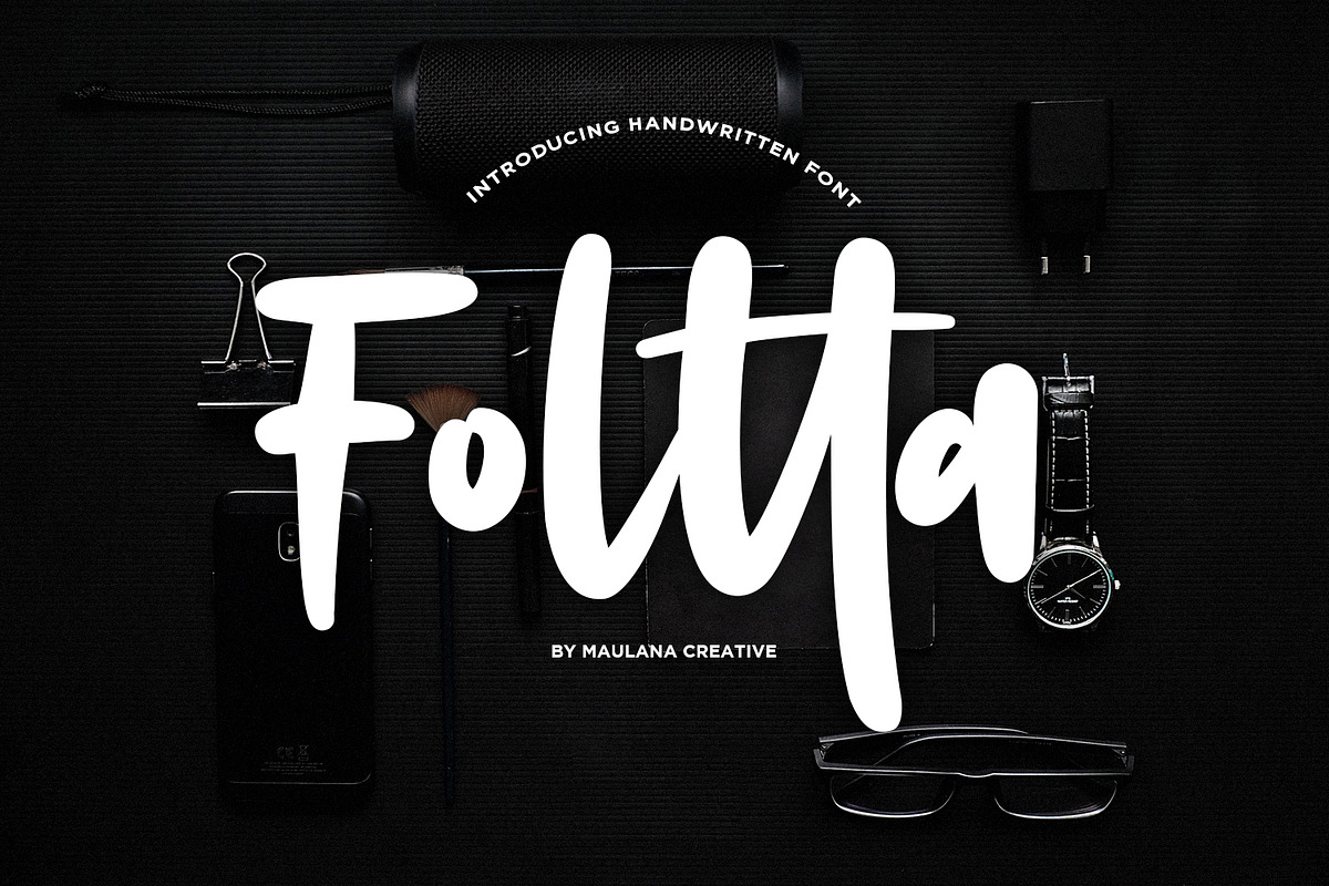 Foltta Typeface in Script Fonts - product preview 8