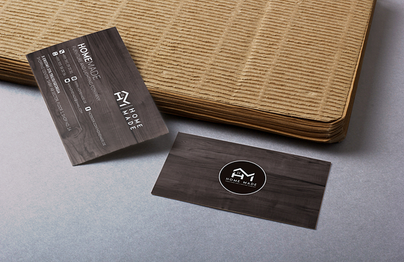 Wooden Business Card in Business Card Templates - product preview 5