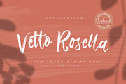 Vetto Rosella - Handwritting Font