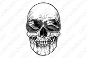 Skull Cool Sunglasses Skeleton in