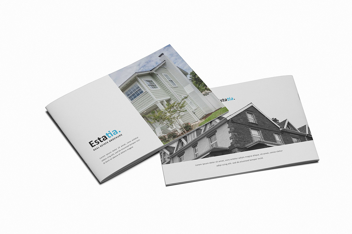 Estatia Real Estate A5 Brochure in Brochure Templates - product preview 8