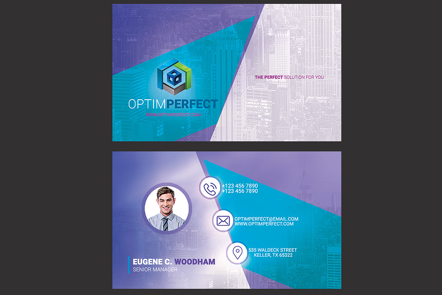 Business Card in Flyer Templates - product preview 8