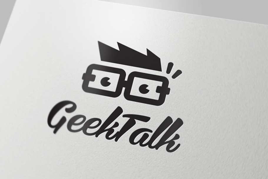 Geek Talk in Logo Templates - product preview 8