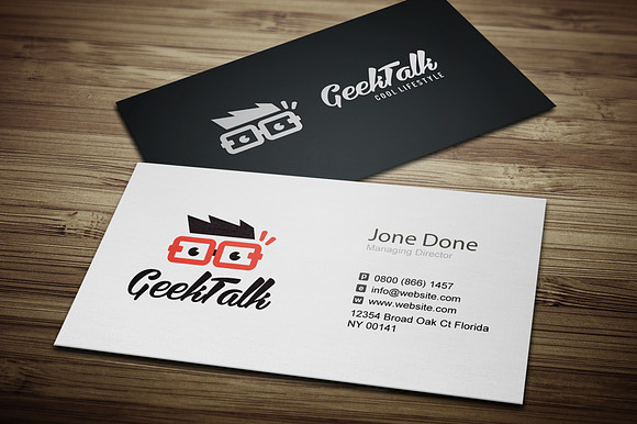 Geek Talk in Logo Templates - product preview 2