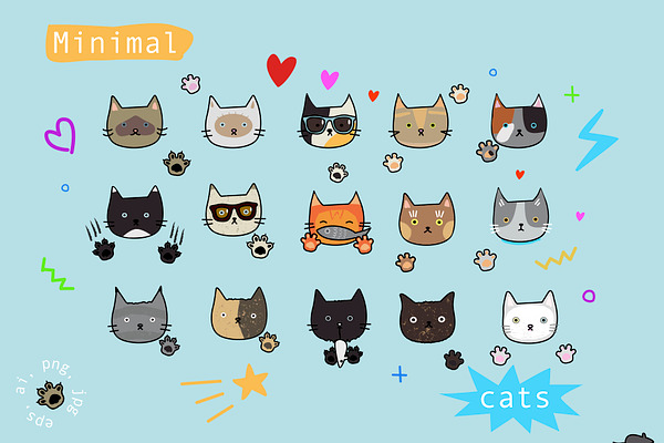 Minimal cats