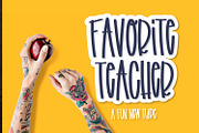 Favorite Teacher - A Marker Type