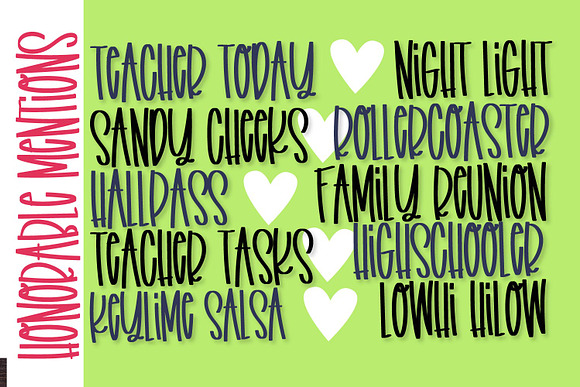 Favorite Teacher - A Marker Type in Display Fonts - product preview 1