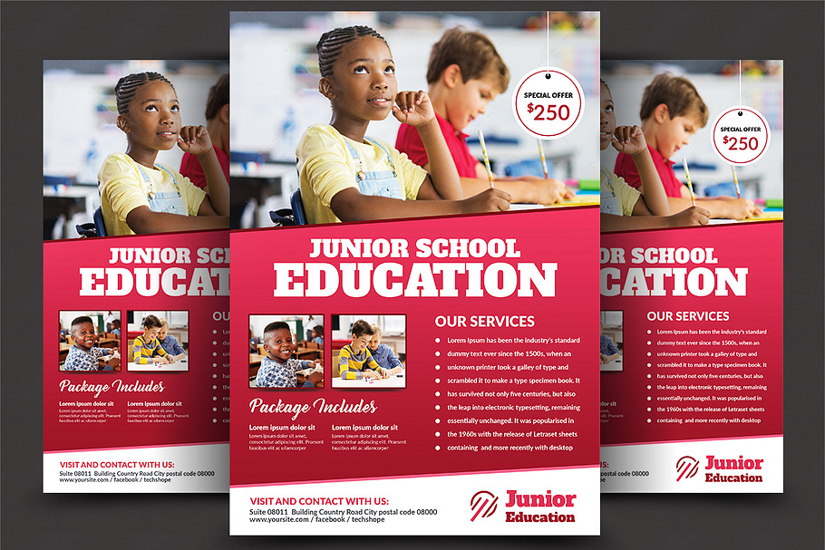 Junior School Education Flyer