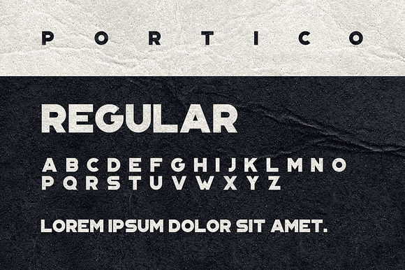 Portico Typeface in Urban Fonts - product preview 10