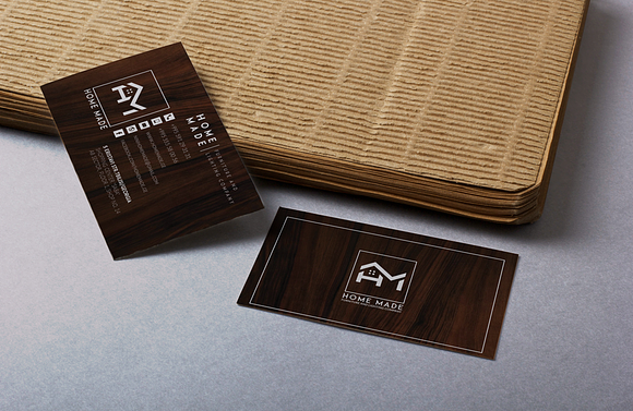 Wooden Business Card in Business Card Templates - product preview 5