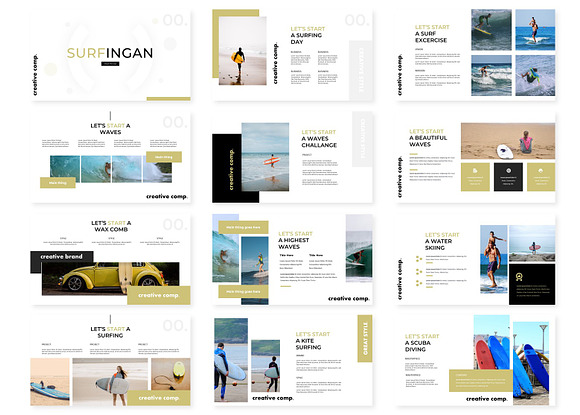 Surfingan - Keynote Template in Keynote Templates - product preview 1