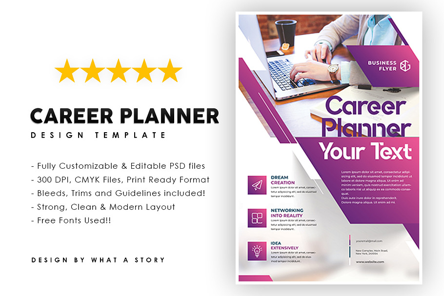 CAREER PLANNER in Flyer Templates - product preview 8