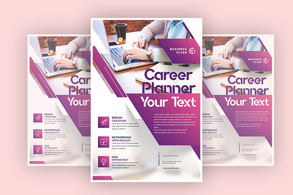 CAREER PLANNER in Flyer Templates - product preview 1