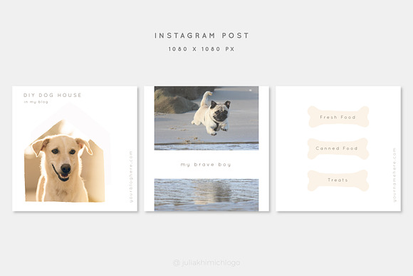 Instagram Post & Stories. Pets in Instagram Templates - product preview 3