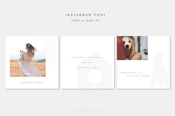Instagram Post & Stories. Pets in Instagram Templates - product preview 4
