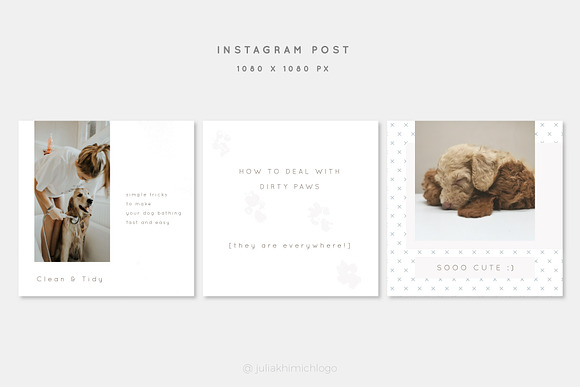 Instagram Post & Stories. Pets in Instagram Templates - product preview 5