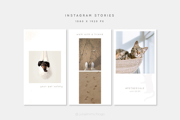 Instagram Post & Stories. Pets in Instagram Templates - product preview 9