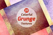 25 Colorful grunge textures