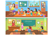 Kindergarten for Children Learning