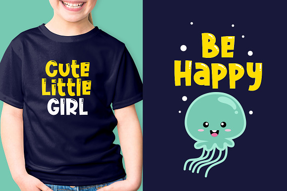 Cute Jellyfish in Display Fonts - product preview 1