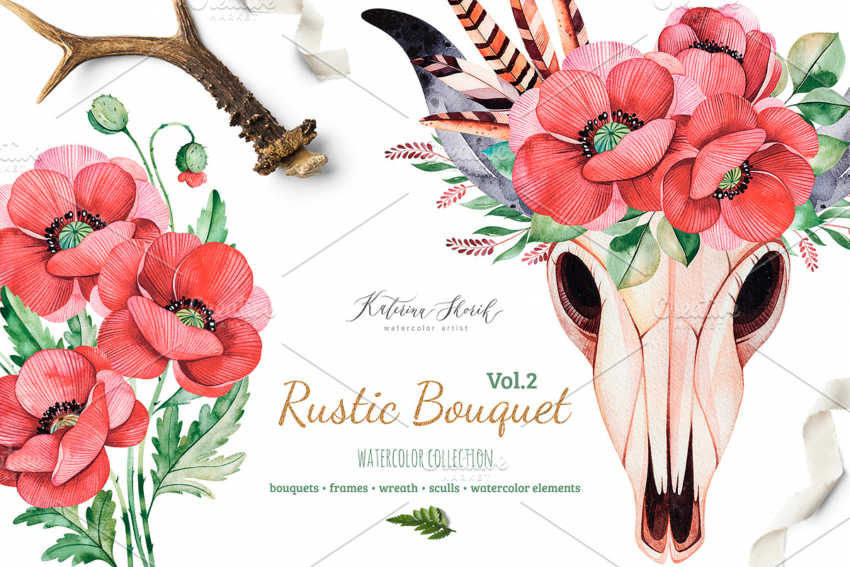 Rustic Bouquet. Vol.2 in Illustrations - product preview 8