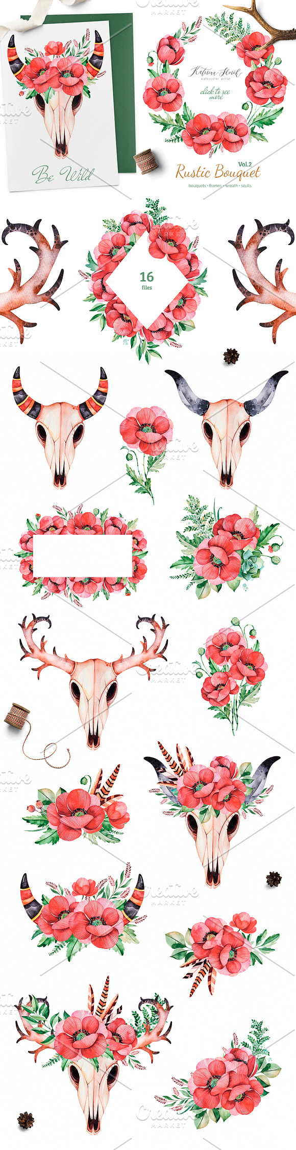 Rustic Bouquet. Vol.2 in Illustrations - product preview 1