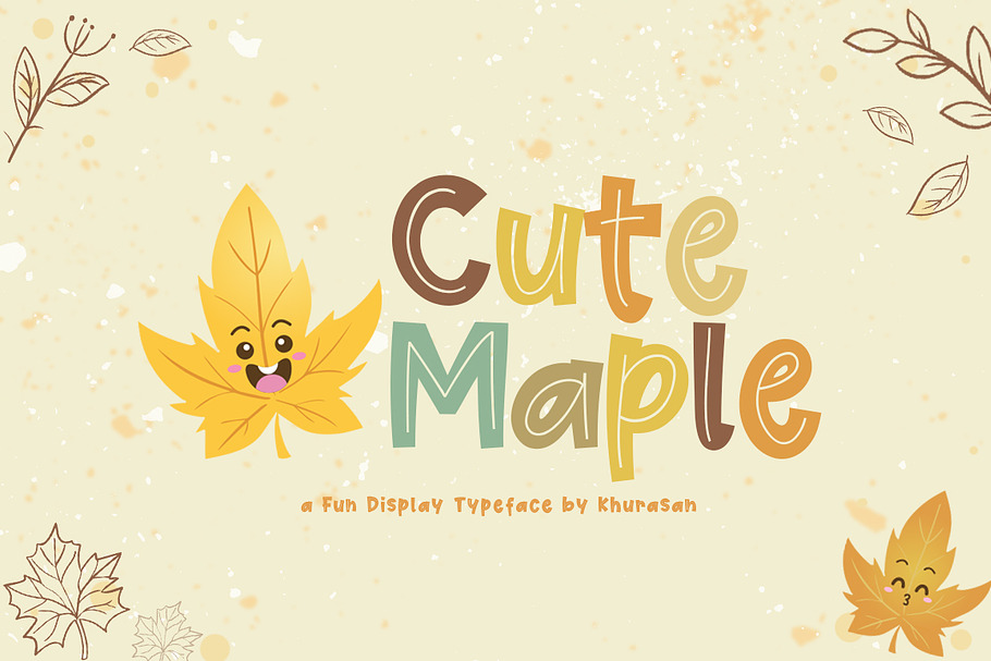 Cute Maple in Display Fonts - product preview 8