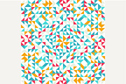Seamless geometric, vintage pattern.