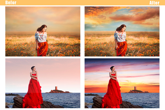 55 sunset sunrise Sky Overlays in Add-Ons - product preview 2