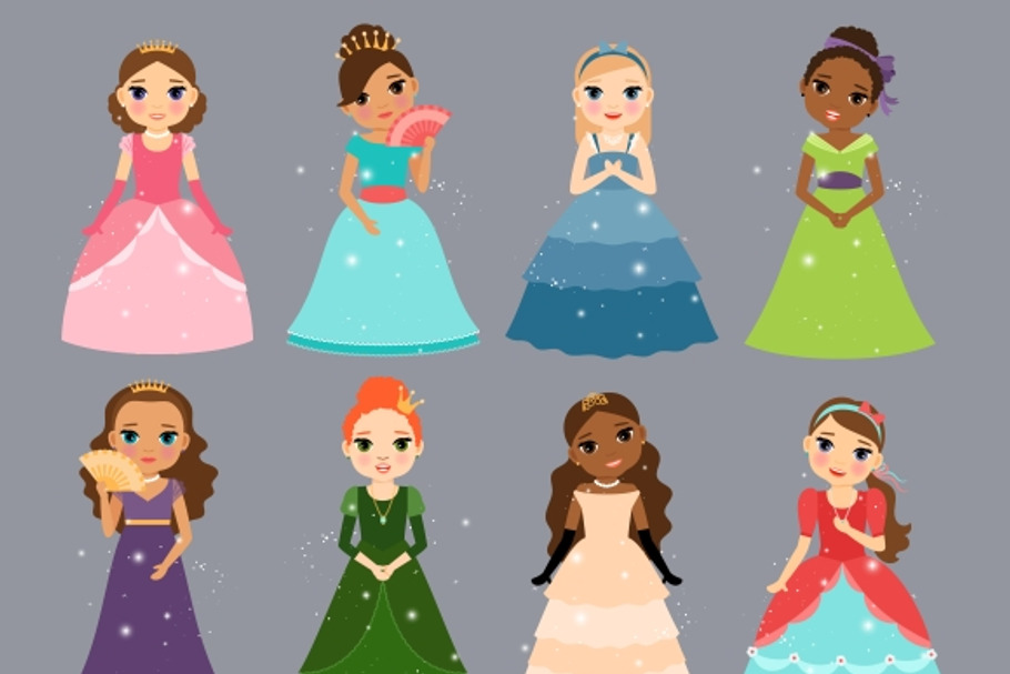 Beautiful princesses. in Graphics - product preview 8