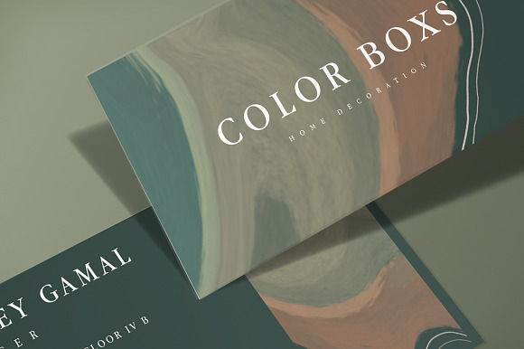 COLOR BOXS in Business Card Templates - product preview 1