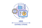 HRIS concept icon