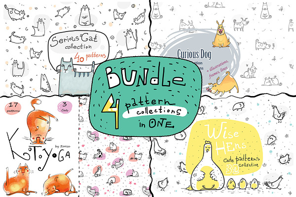 BUNDLE - 4 pattern collections