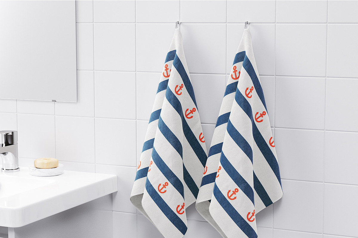 Towel Mockup Set in Product Mockups - product preview 8