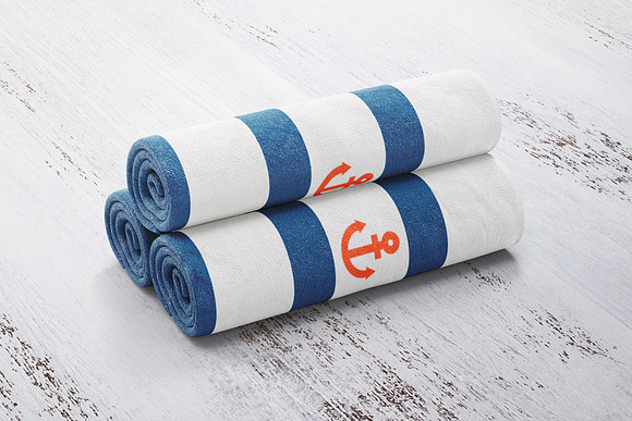 Towel Mockup Set in Product Mockups - product preview 1