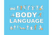 Body language concept icon