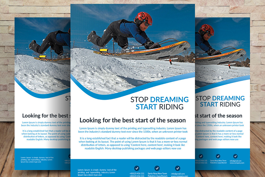 Diving Flyer in Flyer Templates - product preview 8